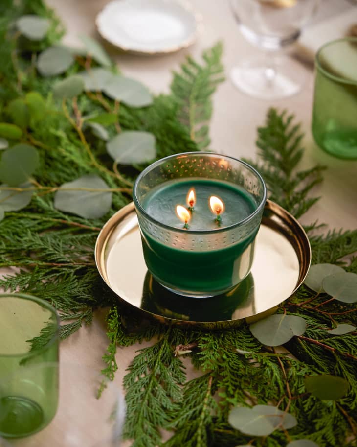 Set the Table with This Easy Evergreen Tablescape | Apartment Therapy